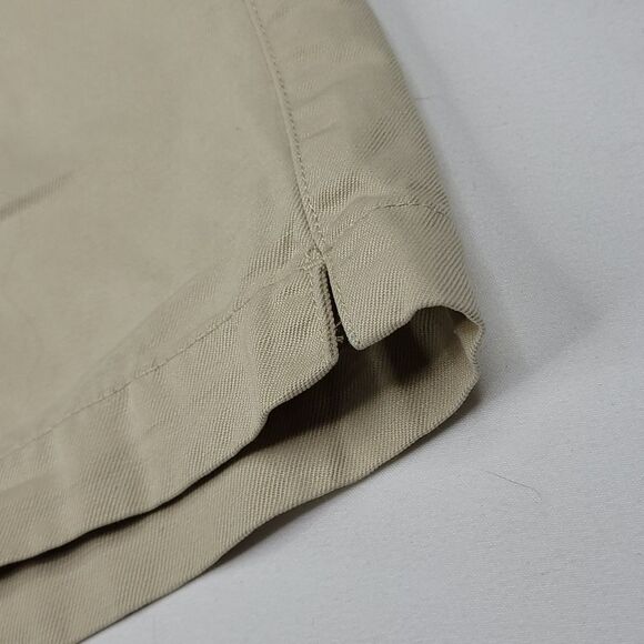 12 GAP Linen Cotton 5" khakis 4 pocket khaki tan neutral SHORTS XL extra large - Picture 5 of 10
